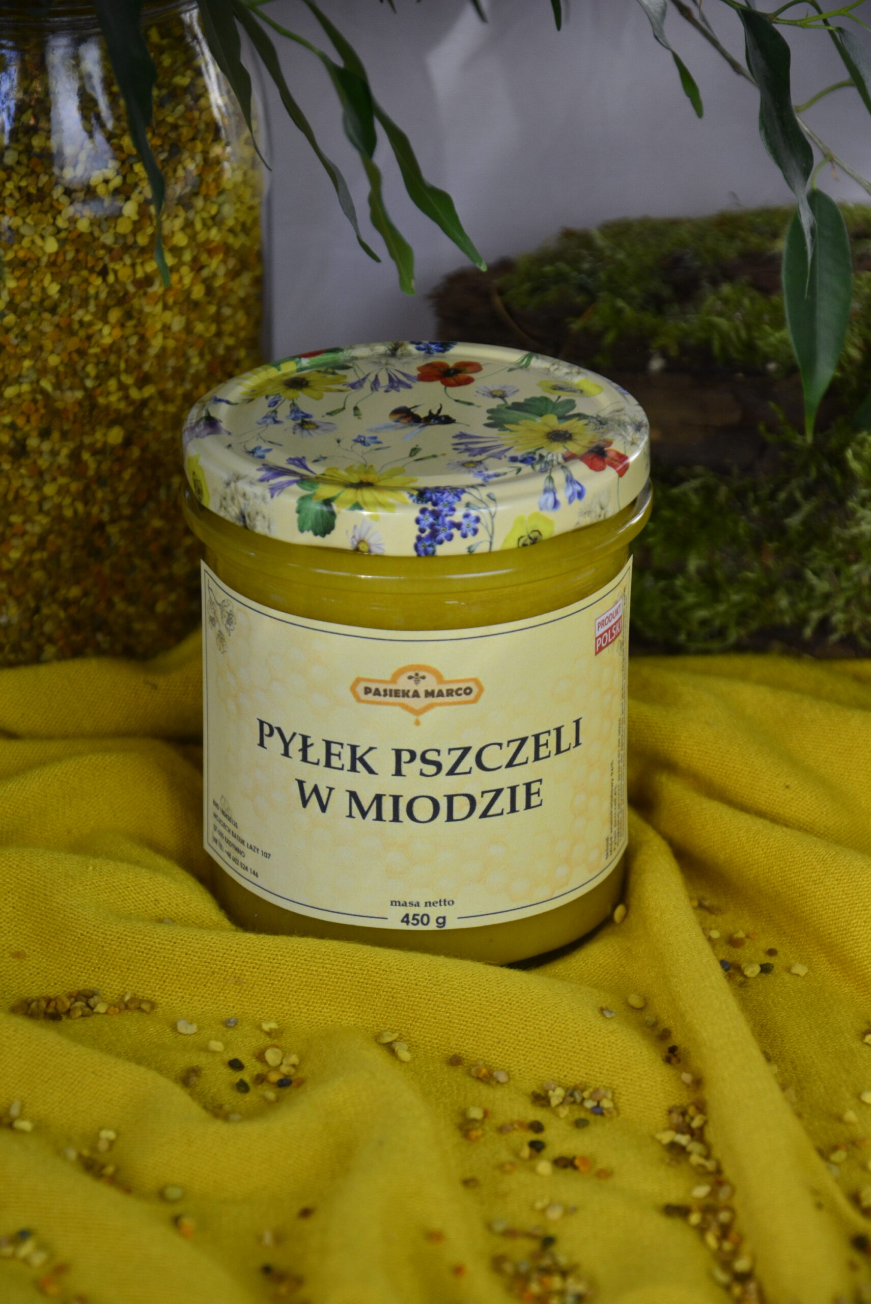 Pyłek Pszczeli w Miodzie wielokwiatowym 450g - Image 2