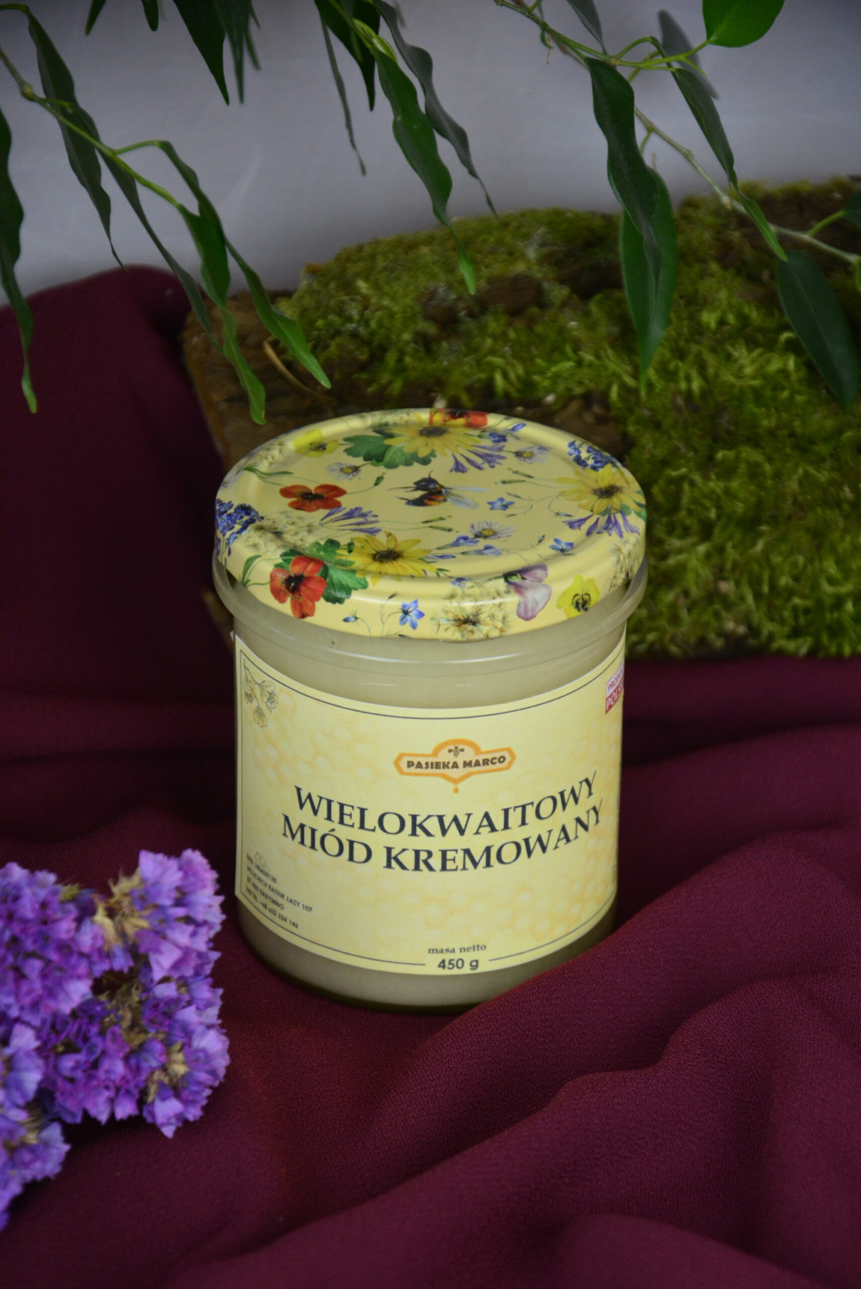 Miód wielokwiatowy kremowany 450g - Image 2